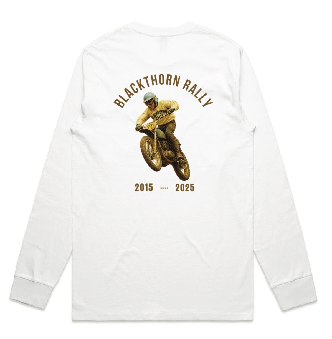 Long sleeve white cotton - Head to the Storm - T-shirt
