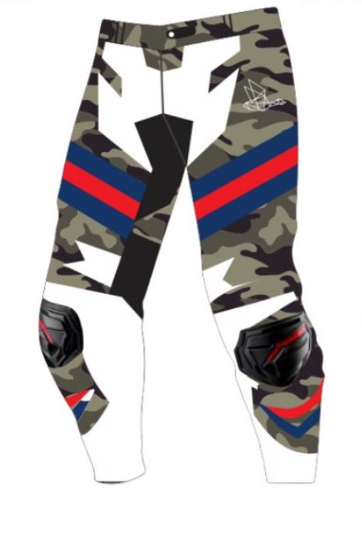 Blackthorn Rally | 2025 Biker Pant – Tactical Camo / BRX logo