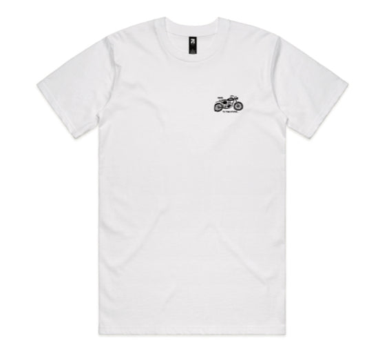 White short sleeve t-shirt - Head to the Storm