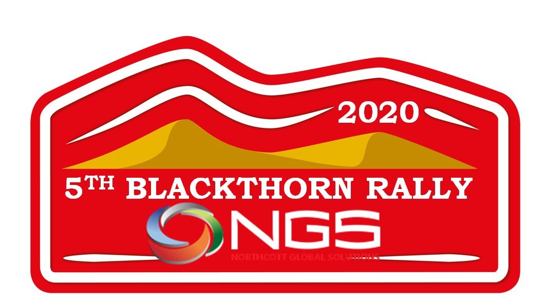 5th Blackthorn Rally 2020 plate